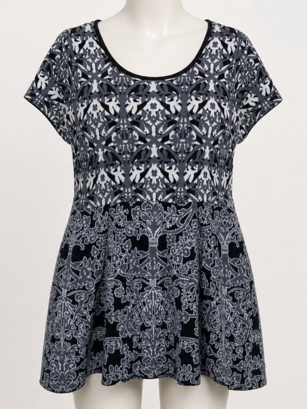Jessica Simpson Bernini Floral Sweater Dress Women Size Junior Plus 2X